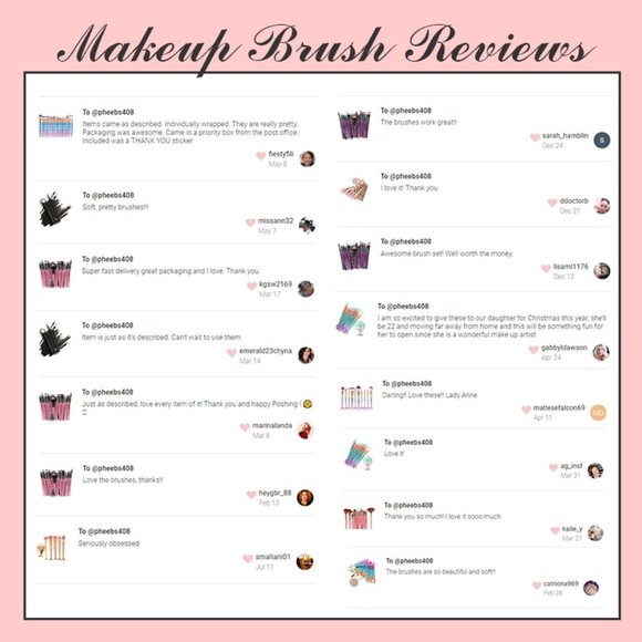 NEW 15 pcs Pro Makeup Brush Set - Picture 2 of 2